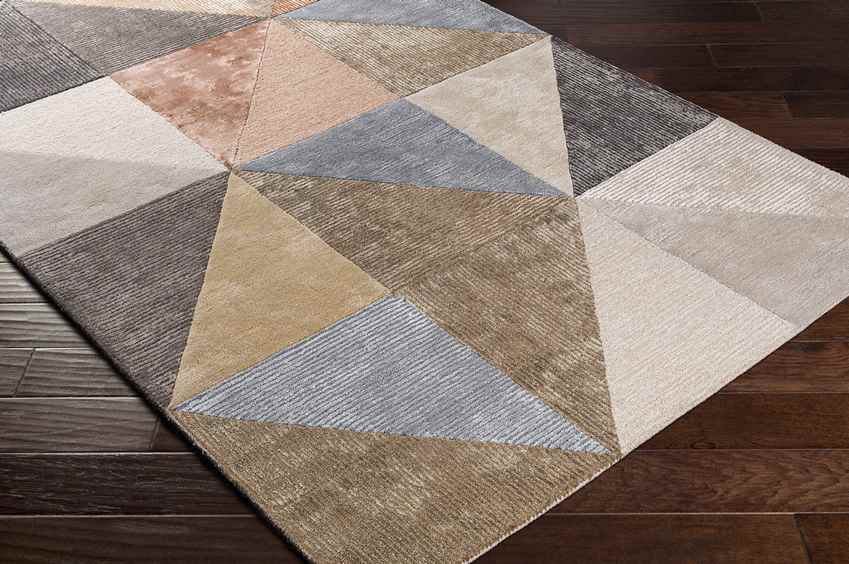 Long Creek Modern Taupe Area Rug