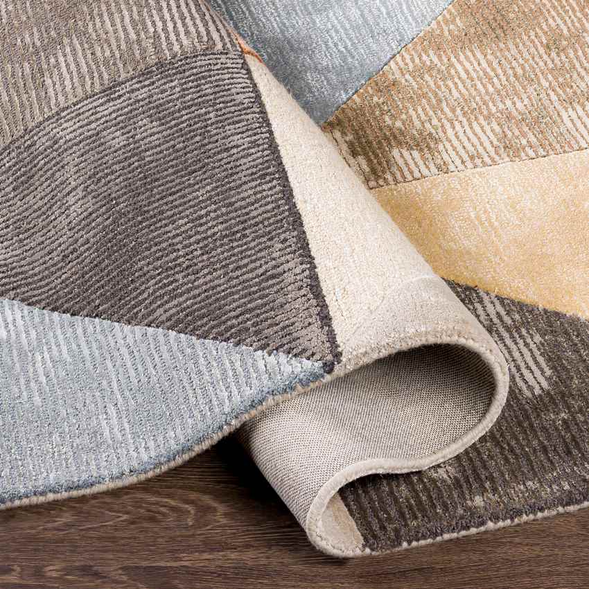 Long Creek Modern Taupe Area Rug