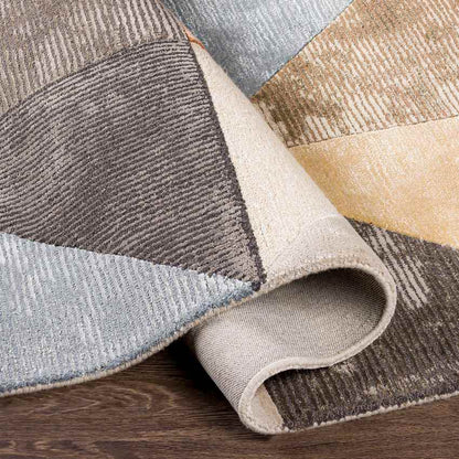 Long Creek Modern Taupe Area Rug