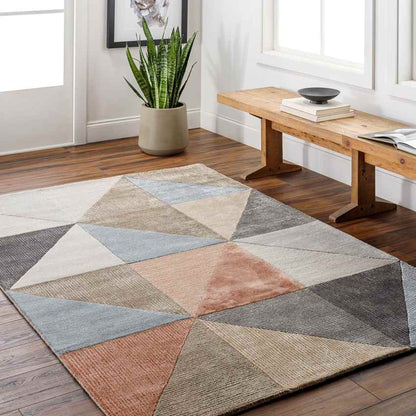 Long Creek Modern Taupe Area Rug