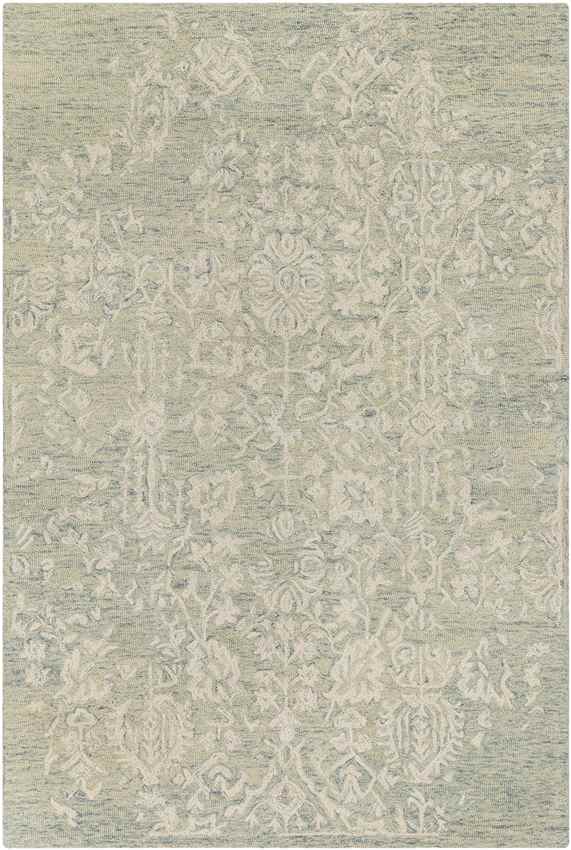 Oldenburg Traditional Light Green Area Rug