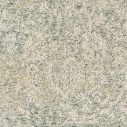 Oldenburg Traditional Light Green Area Rug