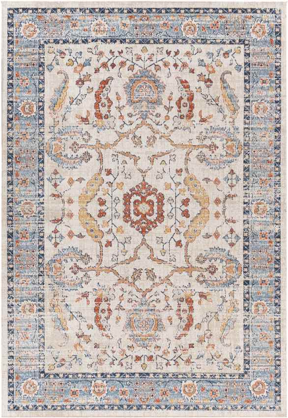 Alta Traditional Burnt Orange Area Rug