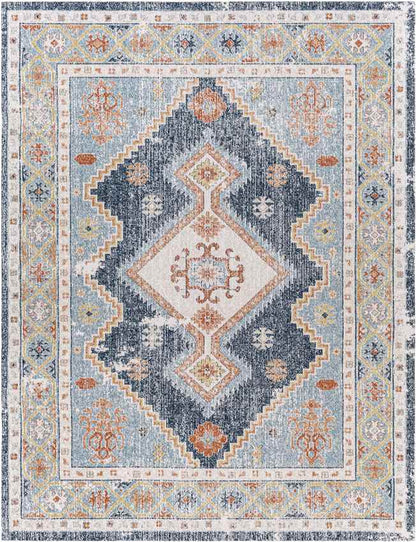 Bone Gap Global Denim Area Rug