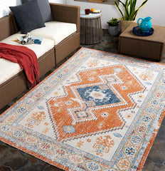 Bone Gap Global Burnt Orange Area Rug
