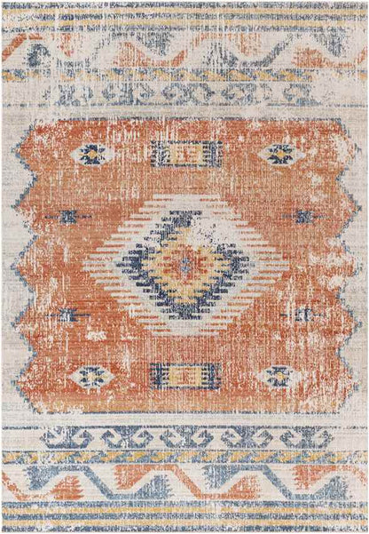 Buffalo Grove Global Burnt Orange Area Rug