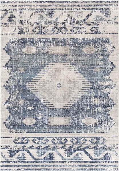 Buffalo Grove Global Dark Blue Area Rug