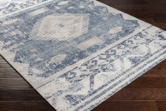 Buffalo Grove Global Dark Blue Area Rug