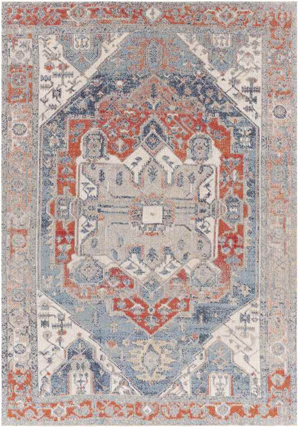 Bureau Junction Global Burnt Orange Area Rug