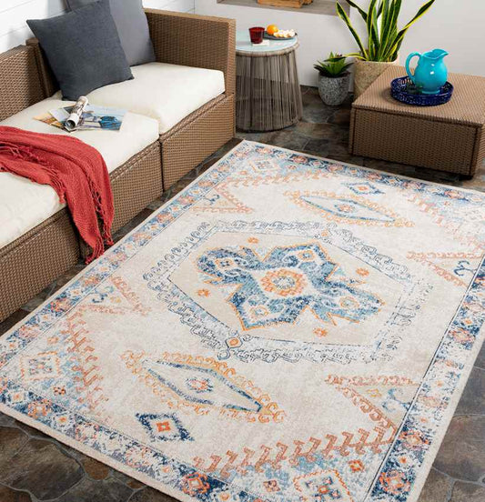 Camp Point Global Burnt Orange Area Rug