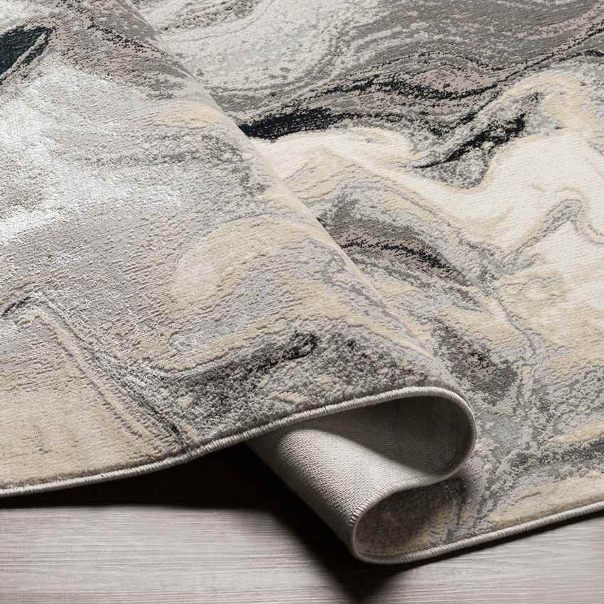 Lake Bluff Modern Black Area Rug