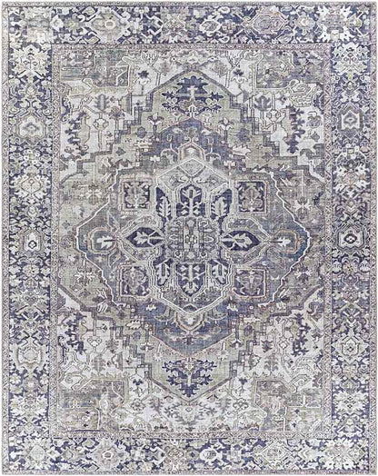Manche Traditional Charcoal Area Rug