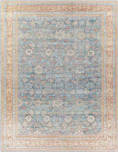 Orland Park Traditional Dark Blue Area Rug