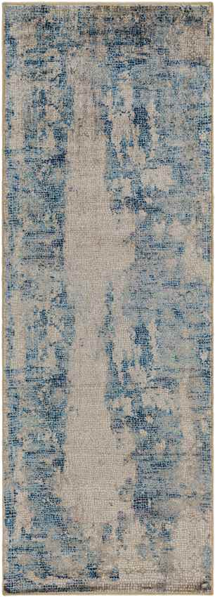 Trail Creek Modern Teal Washable Area Rug