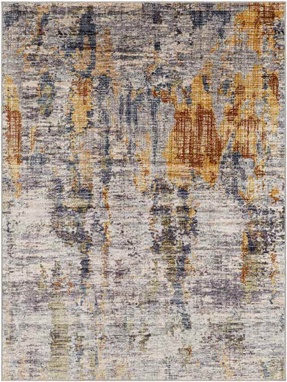 Van Buren Modern Charcoal Washable Area Rug