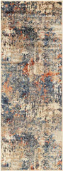 Vera Cruz Modern Navy Washable Area Rug