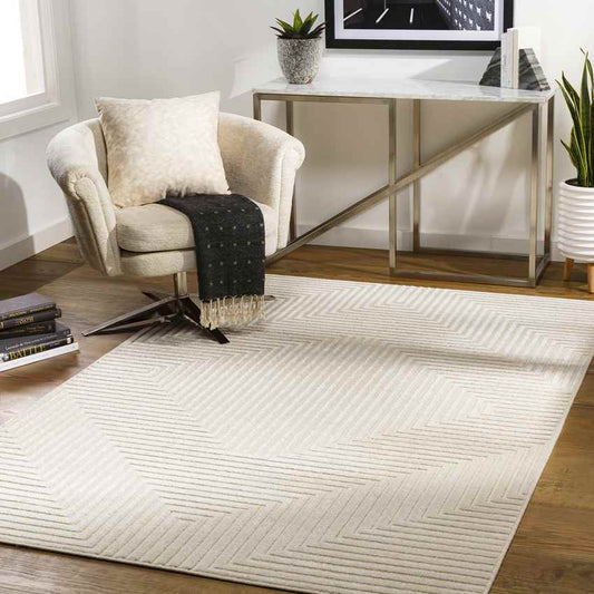Knightsville Modern Cream Area Rug