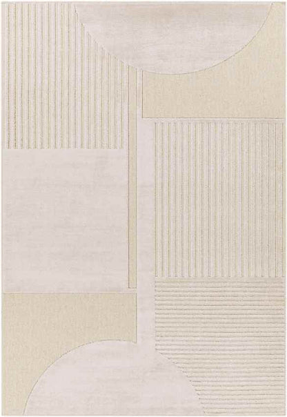 Kouts Modern Beige Area Rug