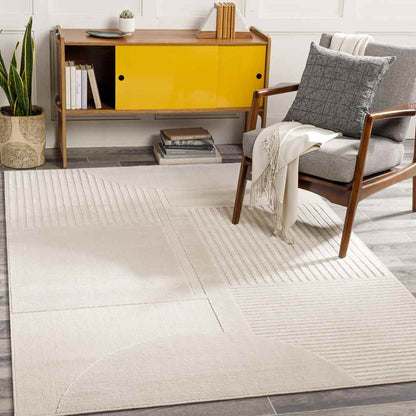 Kouts Modern Beige Area Rug