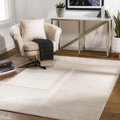 Kouts Modern Beige Area Rug