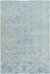 Bedworth Traditional Light Blue Area Rug