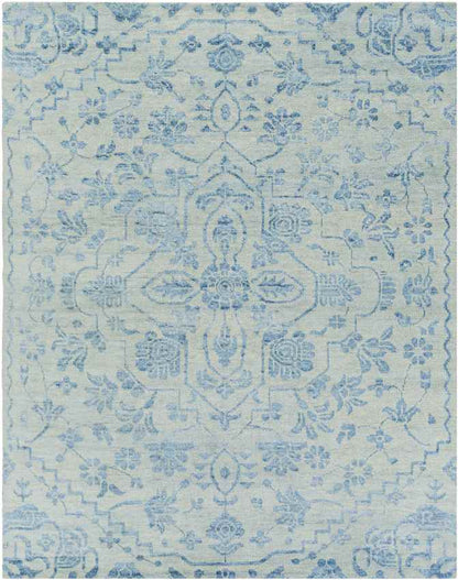 Bedworth Traditional Light Blue Area Rug