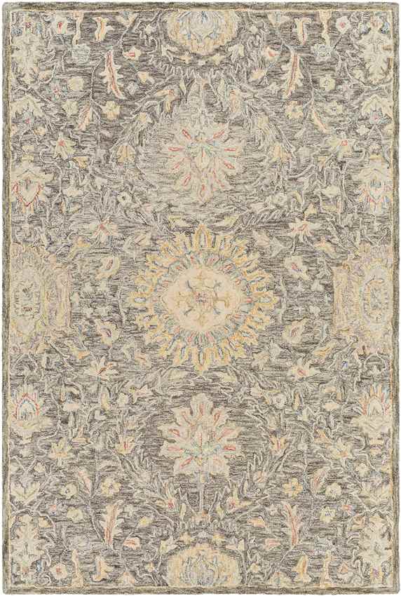 East Chicago Traditional Charcoal Area Rug