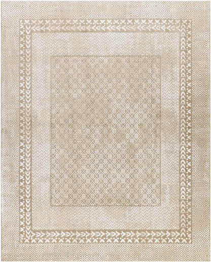 Schererville Traditional Camel Washable Area Rug