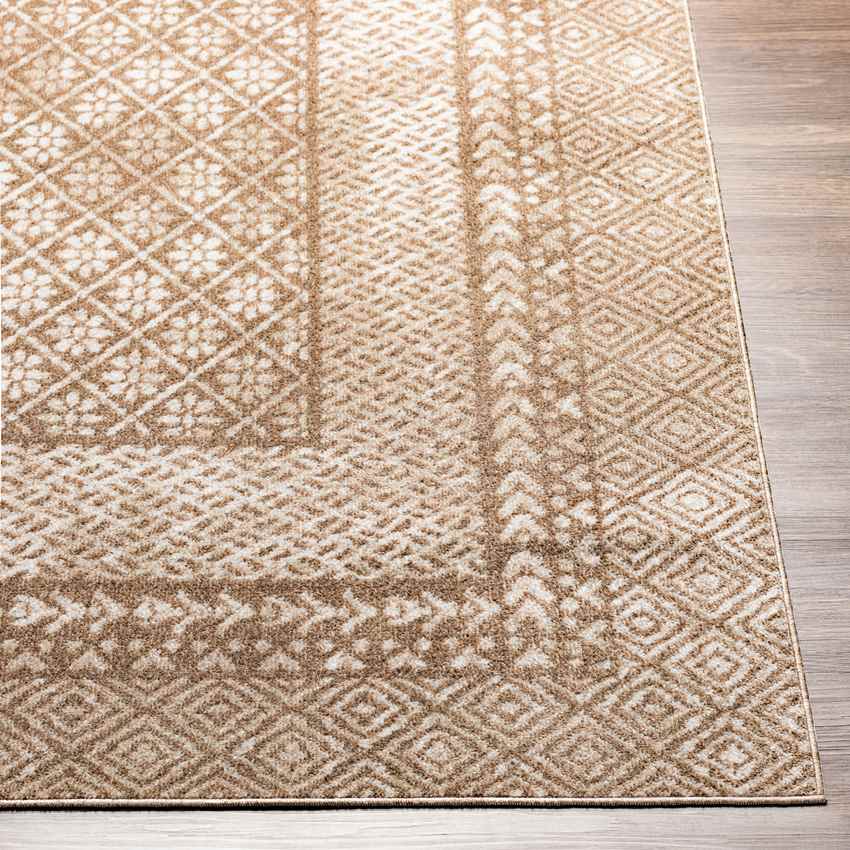 Schererville Traditional Camel Washable Area Rug