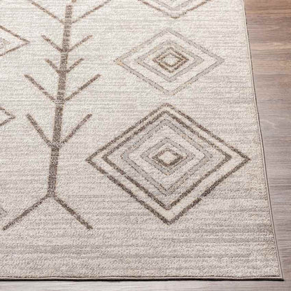 Seelyville Global Beige Washable Area Rug