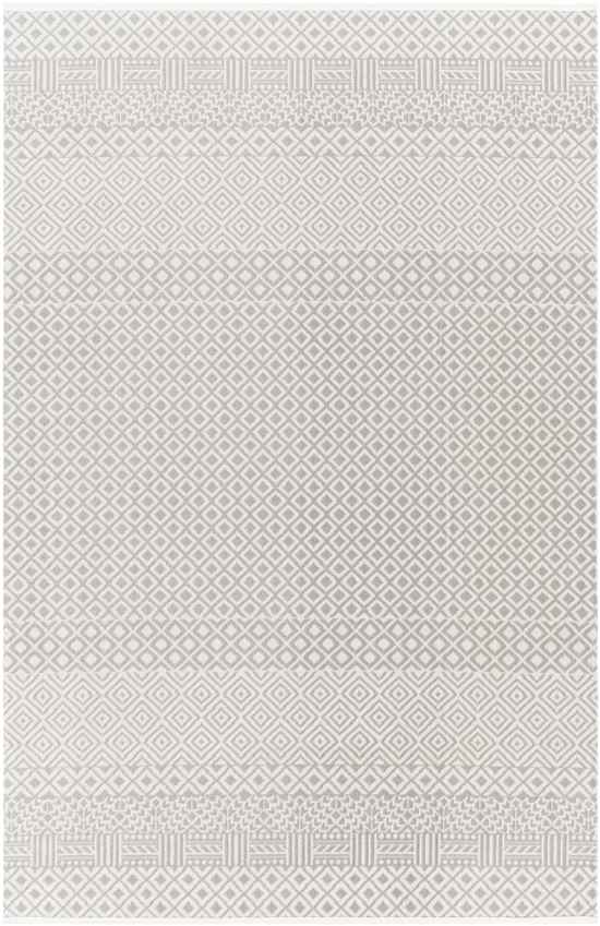 Waynetown Global Gray Washable Area Rug