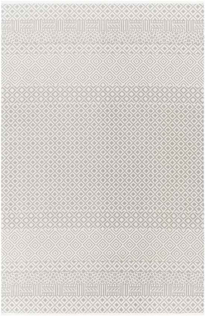 Waynetown Global Gray Washable Area Rug