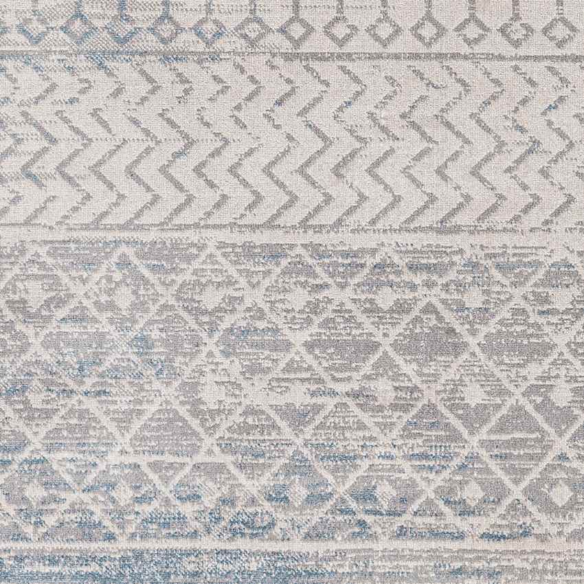 West Terre Haute Global Medium Gray Washable Area Rug