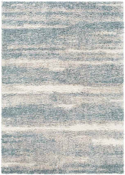 Le Roy Modern Aqua Area Rug