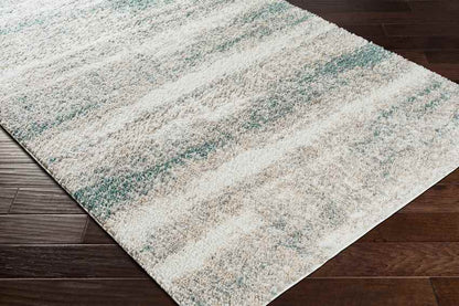 Le Roy Modern Aqua Area Rug