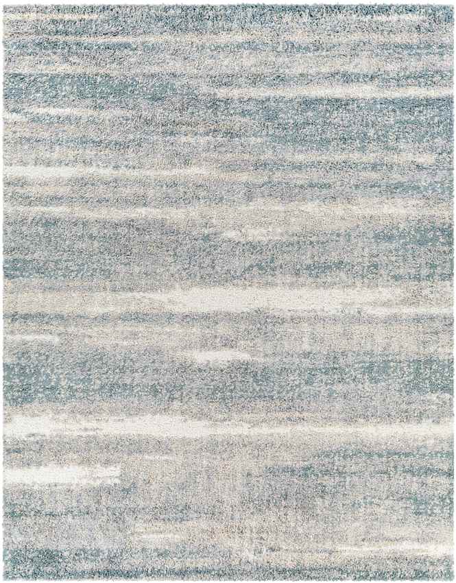 Le Roy Modern Aqua Area Rug