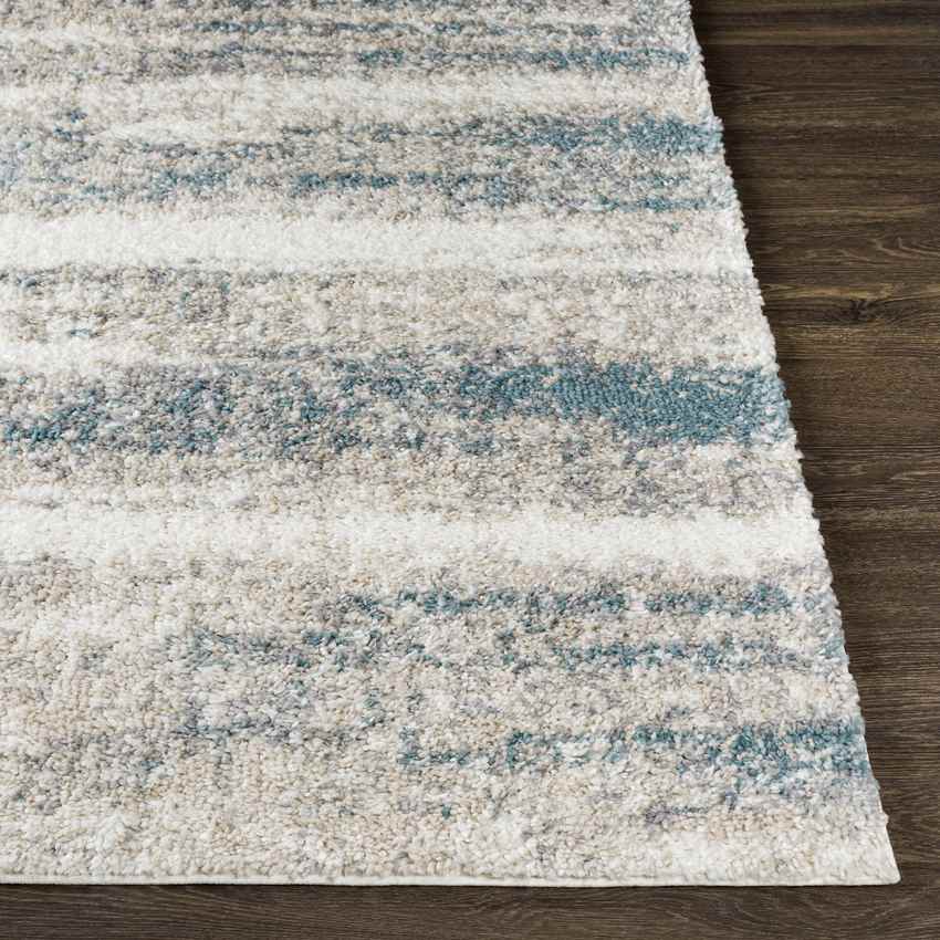 Le Roy Modern Aqua Area Rug