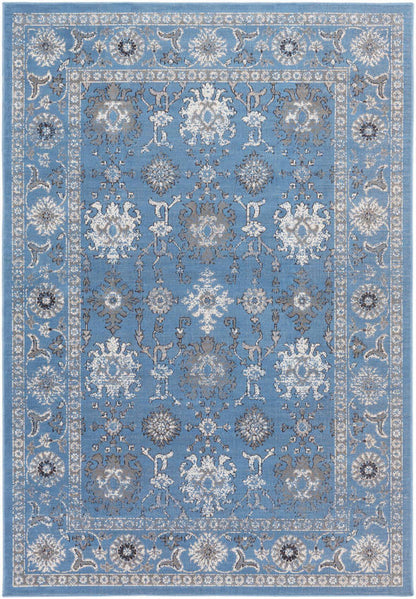 Ronda Traditional Dark Blue Area Rug