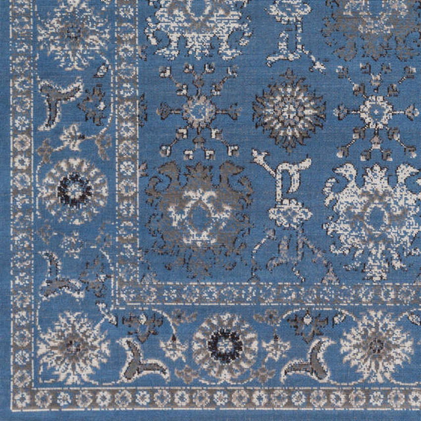 Ronda Traditional Dark Blue Area Rug