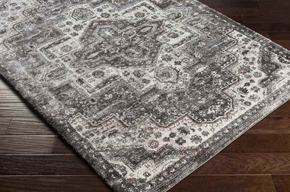 New Ross Traditional Charcoal Area Rug