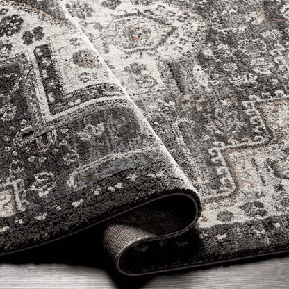 New Ross Traditional Charcoal Area Rug