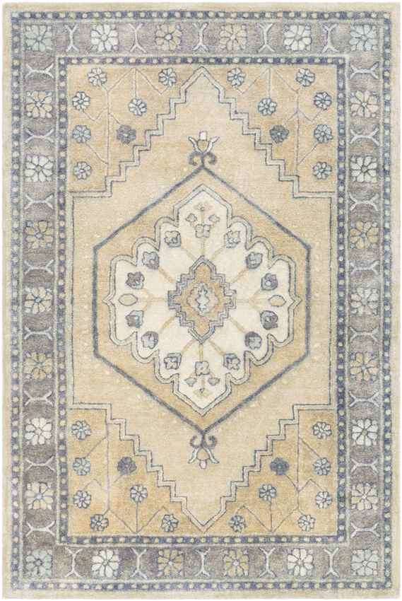West Lafayette Traditional Khaki Area Rug