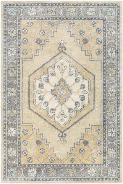 West Lafayette Traditional Khaki Area Rug