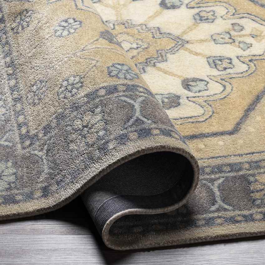 West Lafayette Traditional Khaki Area Rug