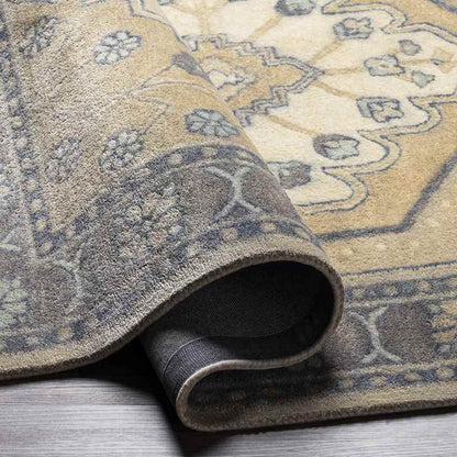 West Lafayette Traditional Khaki Area Rug