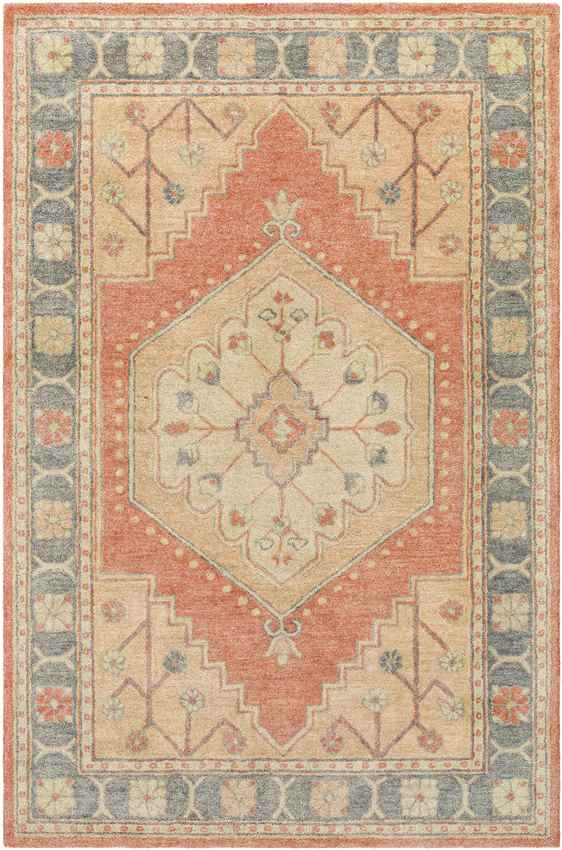 West Lafayette Traditional Rose Area Rug