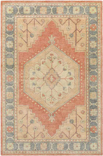 West Lafayette Traditional Rose Area Rug