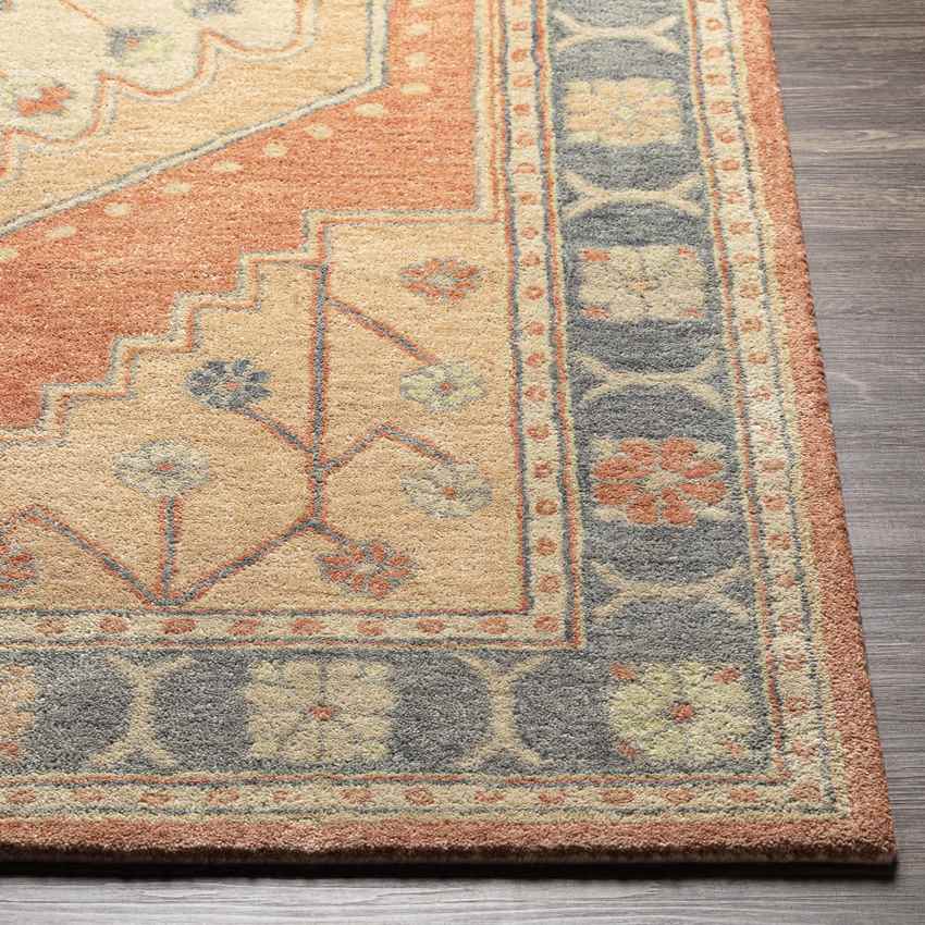 West Lafayette Traditional Rose Area Rug