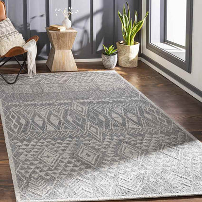 Orestes Global Dark Gray Area Rug