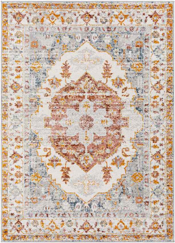 Golden Gate Traditional Tangerine Area Rug